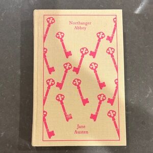 Northanger Abbey by Jane Austen - Pink Key Pattern Hardcover
